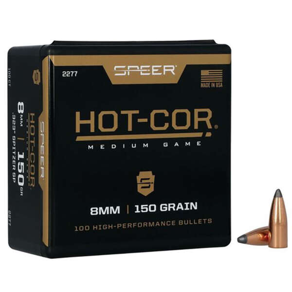 SPEER - HOT-COR 8MM (0.323') SPITZER BULLETS