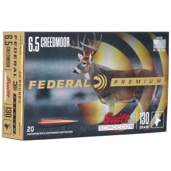 FEDERAL - SWIFT SCIROCCO II 6.5 CREEDMOOR AMMO