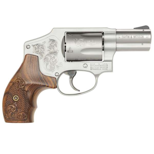 SMITH & WESSON - MODEL 640 ENGRAVED J-FRAME 357 MAGNUM REVOLVER