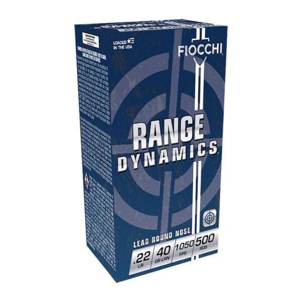 FIOCCHI AMMUNITION - RANGE DYNAMICS 22 LONG RIFLE AMMO