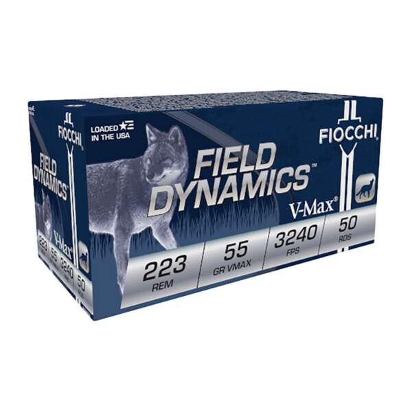 FIOCCHI AMMUNITION - FIELD DYNAMICS 223 REMINGTON AMMO