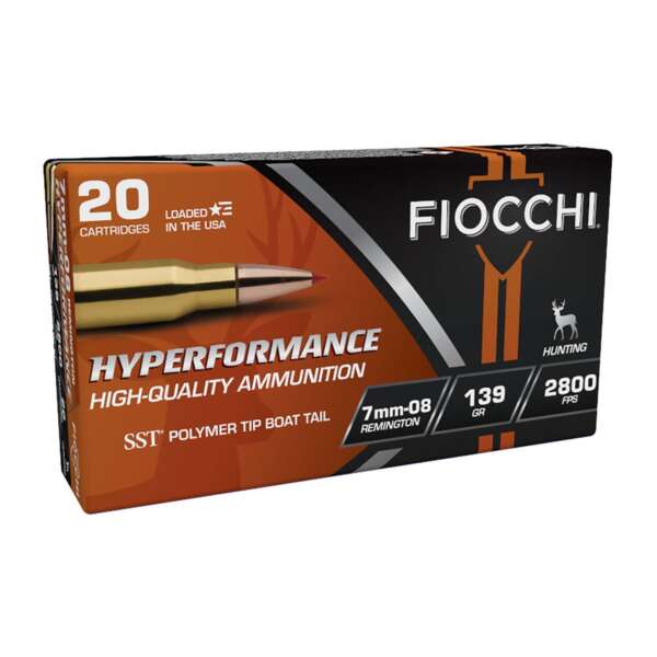 FIOCCHI AMMUNITION - HYPERFORMANCE 7MM-08 REMINGTON AMMO