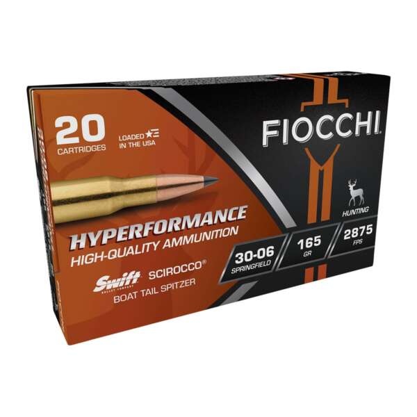 FIOCCHI AMMUNITION - HYPERFORMANCE 30-06 SPRINGFIELD AMMO