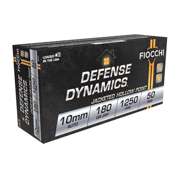 FIOCCHI AMMUNITION - DEFENSE DYNAMICS 10MM AUTO AMMO