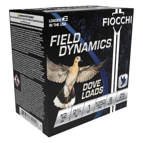 FIOCCHI AMMUNITION - DOVE & QUAIL 12 GAUGE AMMO