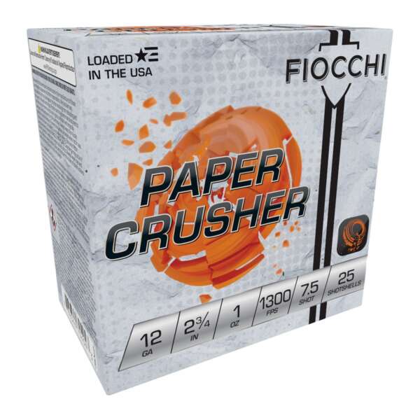 FIOCCHI AMMUNITION - PAPER CRUSHER 12 GAUGE AMMO