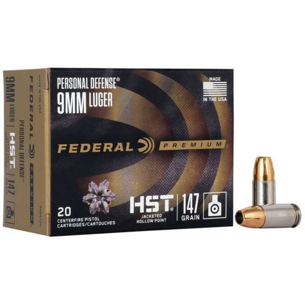 FEDERAL - PERSONAL DEFENSE 9MM LUGER HANDGUN AMMO