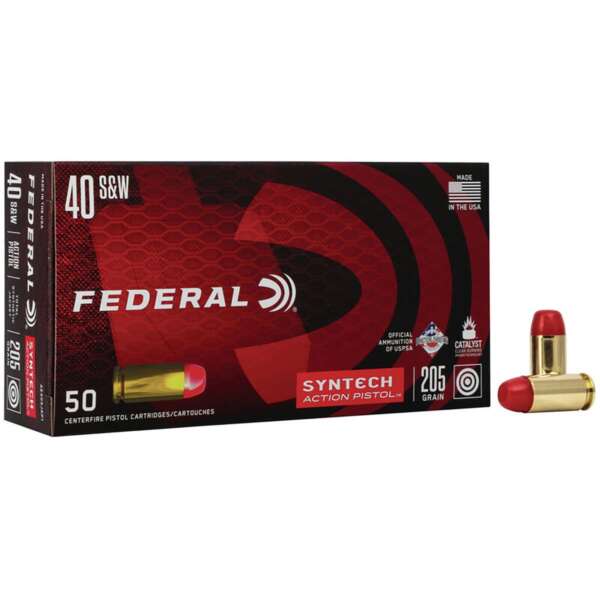 FEDERAL - SYNTECH ACTION PISTOL 40 S&W HANDGUN AMMO