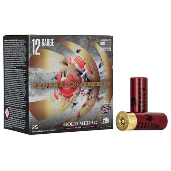 FEDERAL - GOLD MEDAL PAPER 12 GAUGE SHOTGUN AMMO