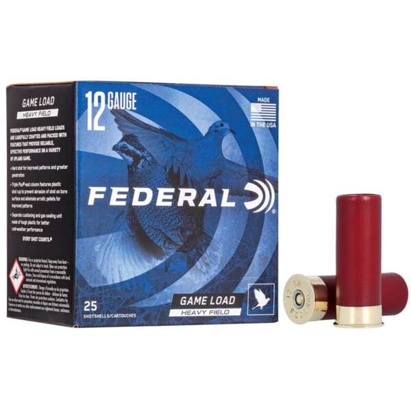 FEDERAL - FEDERAL GAME LOAD UPLAND HEAVY FIELD 12 GAUGE 7.5 SHOT