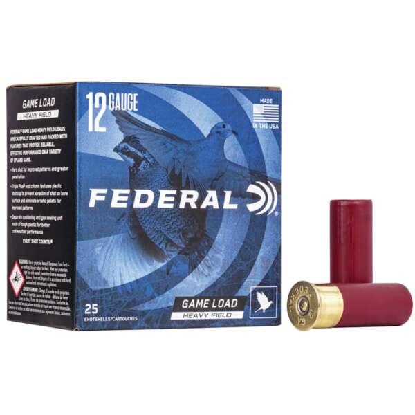 FEDERAL - UPLAND HEAVY FIELD GAME LOAD 12 GAUGE SHOTGUN AMMO