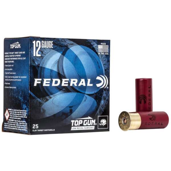 FEDERAL - FEDERAL TOP GUN SUBSONIC 12 GAUGE 7.5 SHOT