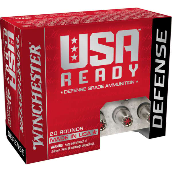 WINCHESTER - USA READY DEFENSE 45 ACP HANDGUN AMMO