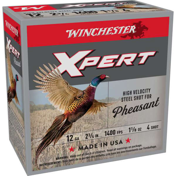 WINCHESTER - XPERT HIGH VELOCITY STEEL PHEASANT 12 GAUGE SHOTGUN AMMO