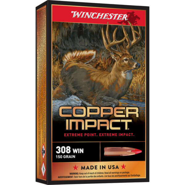 WINCHESTER - COPPER IMPACT 308 WINCHESTER RIFLE AMMO