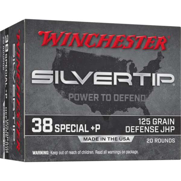 WINCHESTER - SILVERTIP 38 SPECIAL +P HANDGUN AMMO