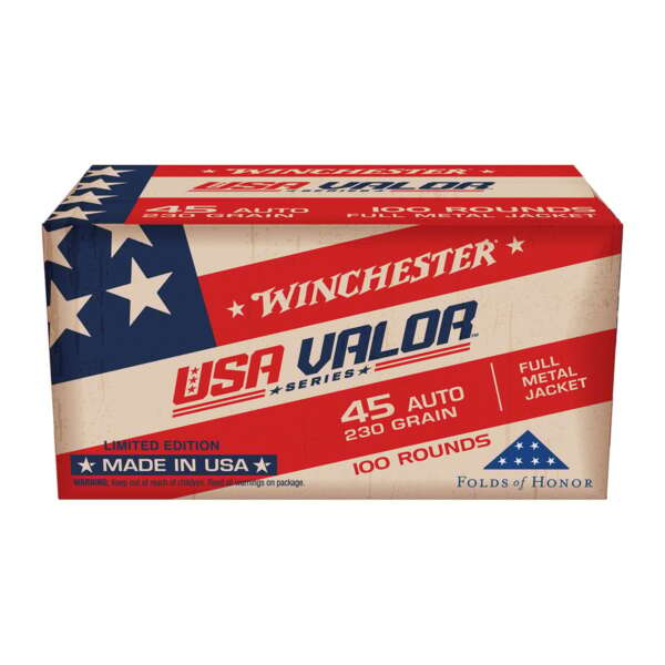 WINCHESTER - USA VALOR 45 AUTO AMMO