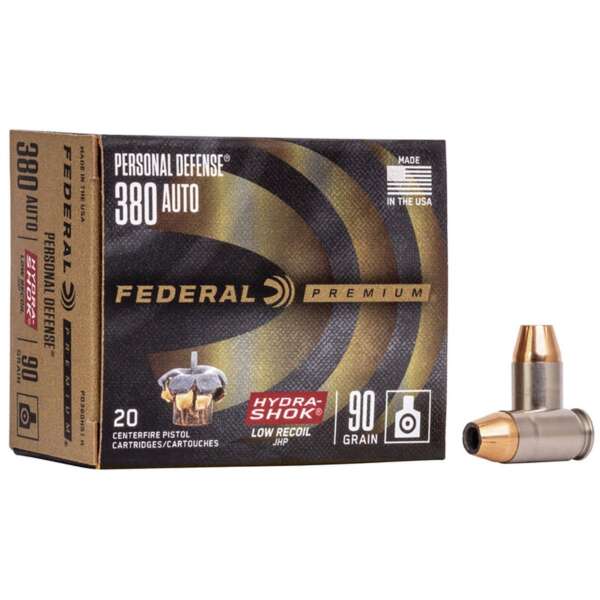 FEDERAL - PERSONAL DEFENSE 380 ACP HANDGUN AMMO