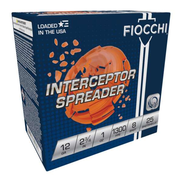 FIOCCHI AMMUNITION - INTERCEPTOR SPREADER 12 GAUGE AMMO