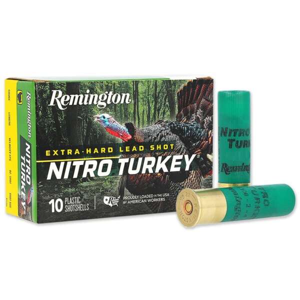 REMINGTON - NITRO TURKEY 12 GAUGE EXTRA-HARD LEAD SHOT AMMO