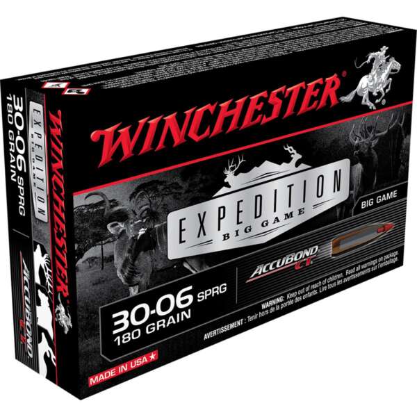 WINCHESTER - EXPEDITION BIG GAME 30-06 SPRINGFIELD RIFLE AMMO