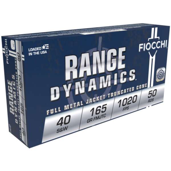 FIOCCHI AMMUNITION - FIOCCHI RANGE DYNAMICS 40 S&W HANDGUN AMMO