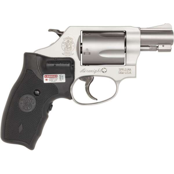 SMITH & WESSON - MODEL 637 CT J-FRAME 38 S&W SPECIAL REVOLVER WITH LASERGRIPS