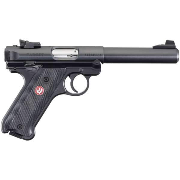 RUGER - MARK IV TARGET 22 LONG RIFLE BLUED SEMI-AUTO HANDGUN