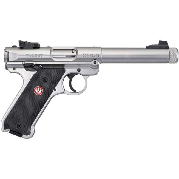 RUGER - MARK IV TARGET 22 LONG RIFLE STAINLESS SEMI-AUTO HANDGUN