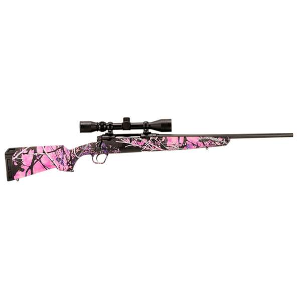 SAVAGE ARMS - Savage Axis Xp Compact Muddy Girl 243 Win 20" Bbl Weaver Scope