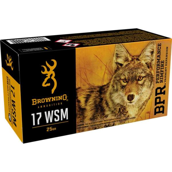 BROWNING AMMUNITION - Browning BPR 17WSM 25gr 50bx