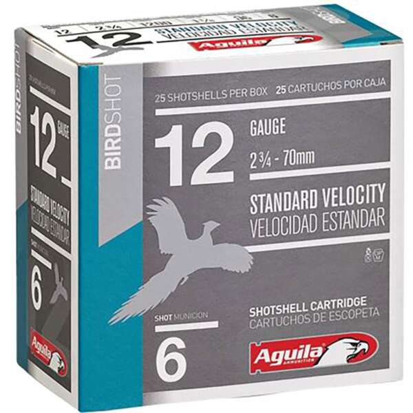 AGUILA - STANDARD VELOCITY 2-3/4" 12GA AMMO