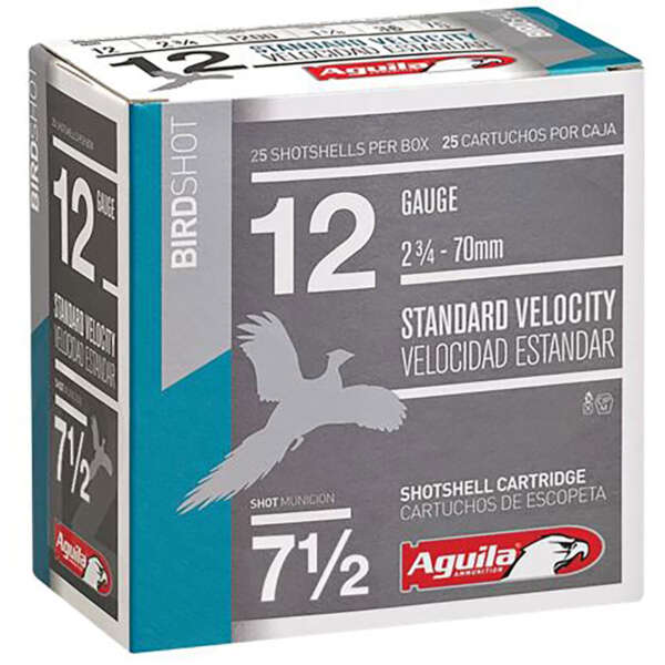 AGUILA - STANDARD VELOCITY 2-3/4" 12GA AMMO