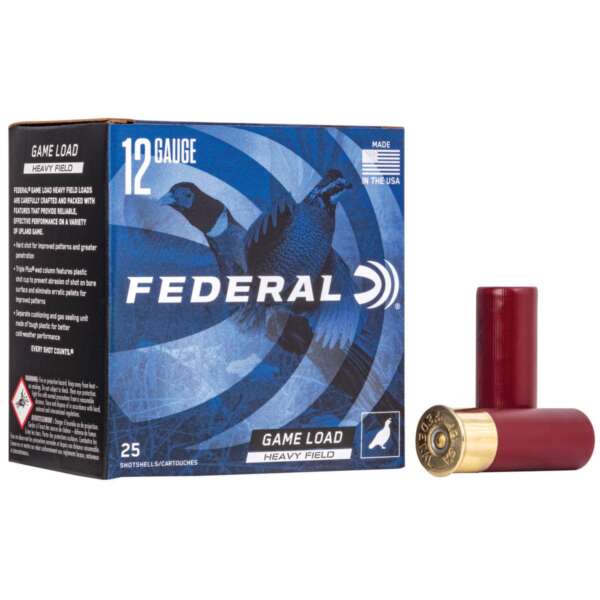 FEDERAL - FEDERAL GAUGE ME SHOK HEAVY FIELD 12 GAUGE 2.75" 1-1/4OZ #6 25/B