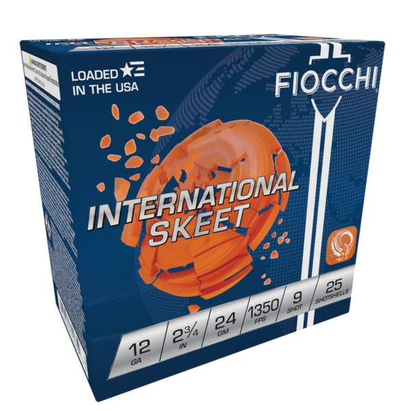 FIOCCHI AMMUNITION - INTERNATIONAL TRAP & SKEET 12 GAUGE SHOTGUN AMMO