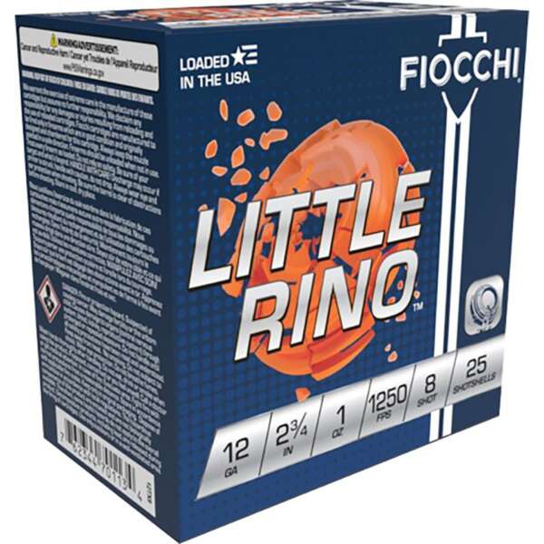 FIOCCHI AMMUNITION - LITTLE RINO 12 GAUGE SHOTGUN AMMO