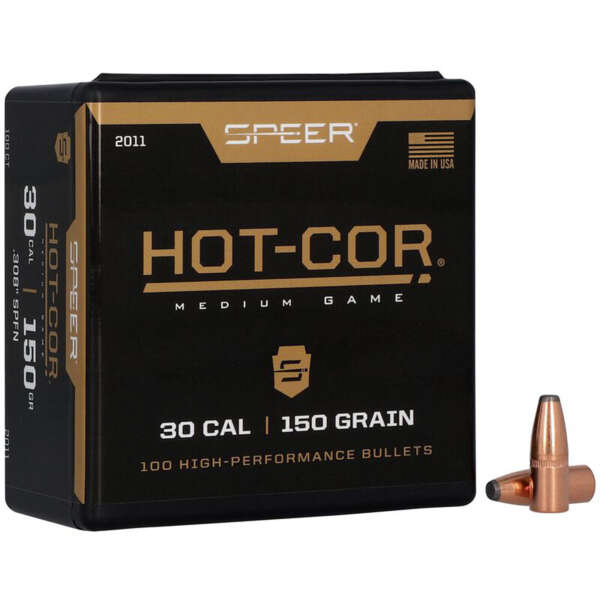 CCI - HOT-COR 30 CALIBER (0.308") RIFLE BULLETS