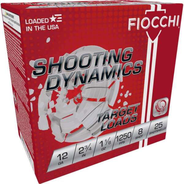 FIOCCHI AMMUNITION - Fiocchi Shooting Dynamics 12ga 2-3/4 1-1/8 #8 25bx