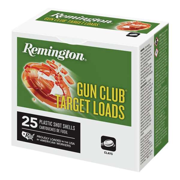 REMINGTON - GUN CLUB TARGET 12 GAUGE AMMO