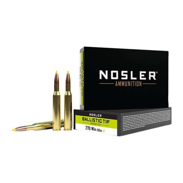 NOSLER, INC. - BALLISTIC TIP 270 WINCHESTER AMMO