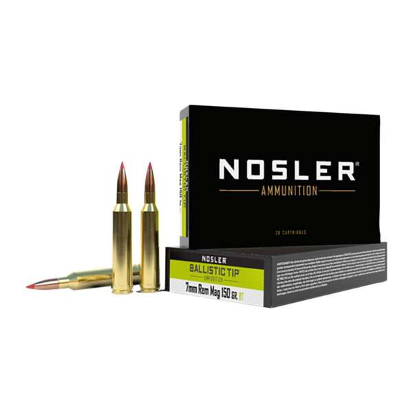 NOSLER, INC. - BALLISTIC TIP 7MM REMINGTON MAGNUM AMMO