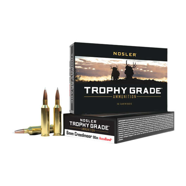 NOSLER, INC. - TROPHY GRADE 6MM CREEDMOOR AMMO