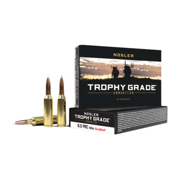 NOSLER, INC. - TROPHY GRADE 6.5 PRC AMMO