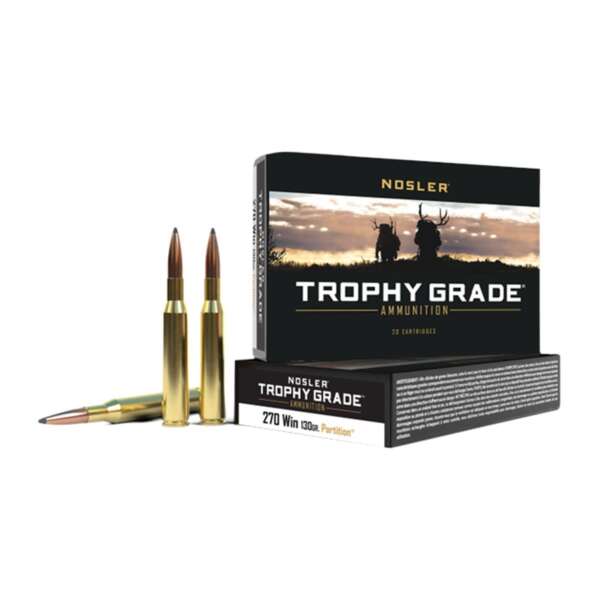 NOSLER, INC. - TROPHY GRADE 270 WINCHESTER AMMO