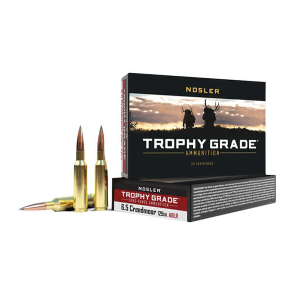 NOSLER, INC. - TROPHY GRADE LONG RANGE 6.5 CREEDMOOR AMMO