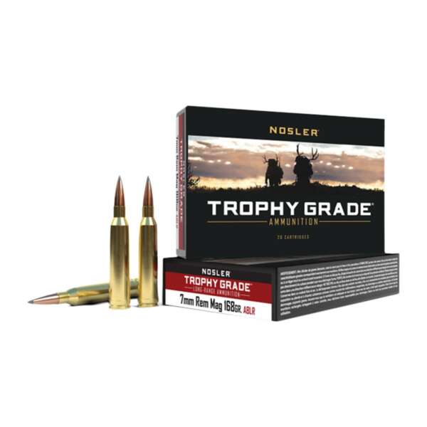 NOSLER, INC. - TROPHY GRADE LONG RANGE 7MM REMINGTON MAGNUM AMMO