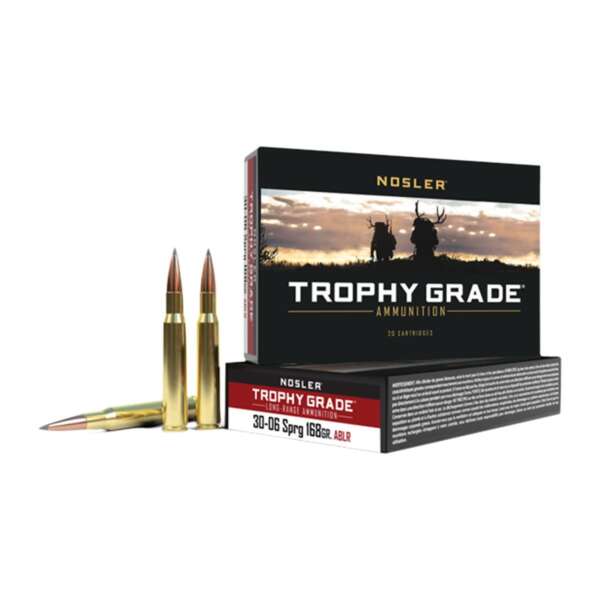 NOSLER, INC. - TROPHY GRADE LONG RANGE 30-06 SPRINGFIELD AMMO