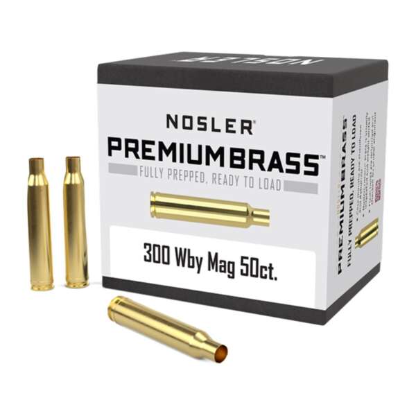 NOSLER, INC. - 300 WEATHERBY MAGNUM BRASS CASE