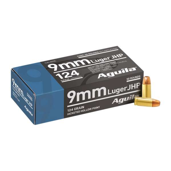 AGUILA - JHP 9MM LUGER AMMO