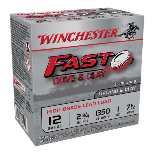 WINCHESTER - FAST DOVE & CLAY 12 GAUGE SHOTGUN AMMO